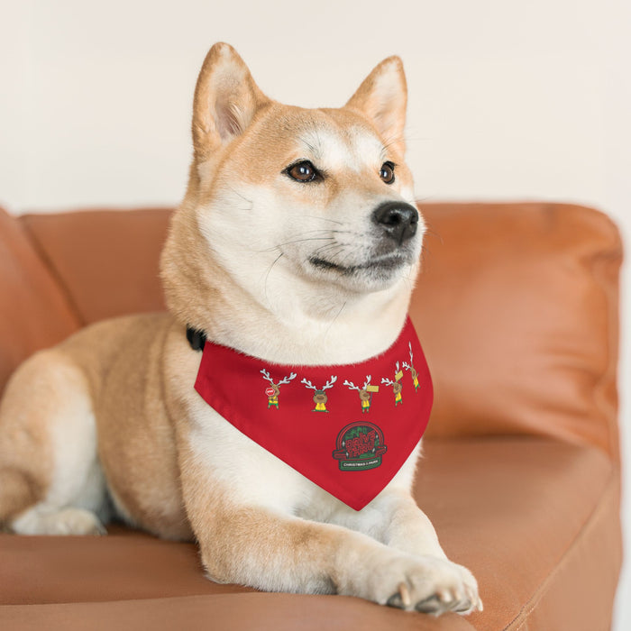 Blinky Christmas in the Park Drive-thru Pet Bandana Collar
