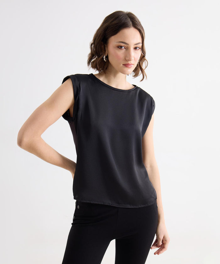 BLUSA M/C CON CONTRASTE 28123301