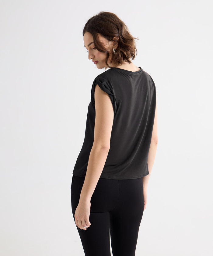 BLUSA M/C CON CONTRASTE 28123301