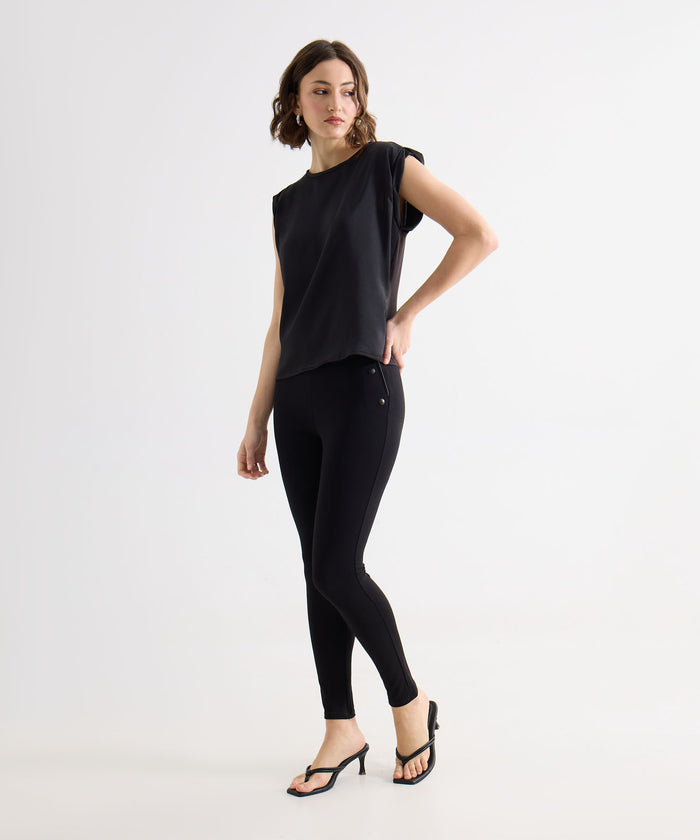 BLUSA M/C CON CONTRASTE 28123301