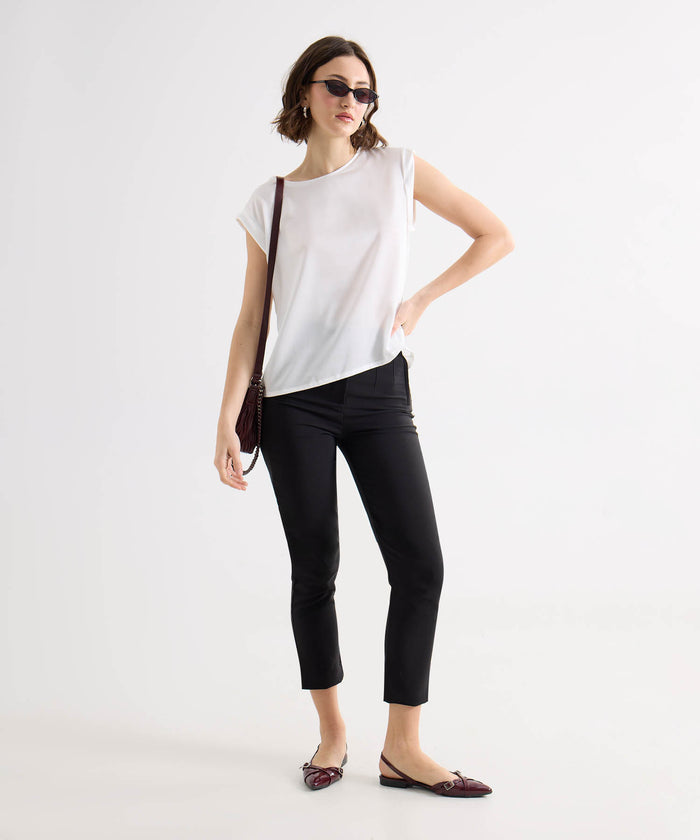 BLUSA M/C CON CONTRASTE 28123317