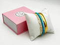 Bold Elegant Radiant Bracelet Set | Turquoise | LINK, design your own
