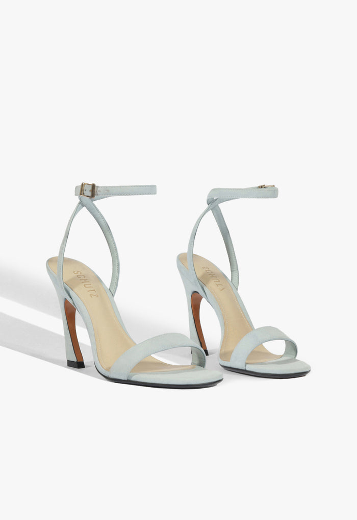 Cadey-Lee Curve Lace Suede Sandal - Schutz Shoes
