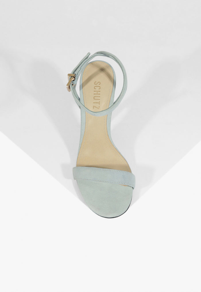 Cadey-Lee Curve Lace Suede Sandal - Schutz Shoes