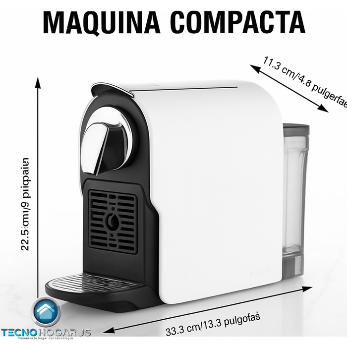 CAFETERA CAFE EXPRESO CAPSULAS CAPUCHINO LATTE 750ML REGALO BLANCO 110V