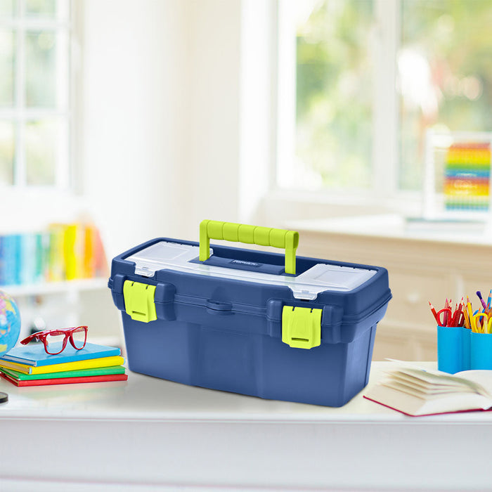 Caja Mediana Organizadora Infantil Azul Navy