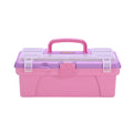 Caja Vanity 12" para Organización Vanity Rosado-Lila