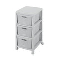 Cajonero Fique 3 Gavetas Gris Hielo