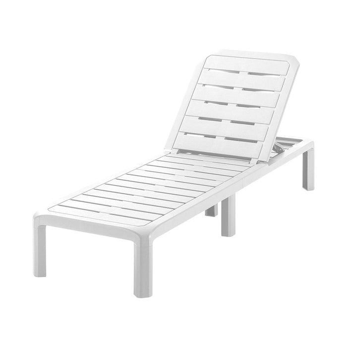 Cama Asoleadora Barú Blanca