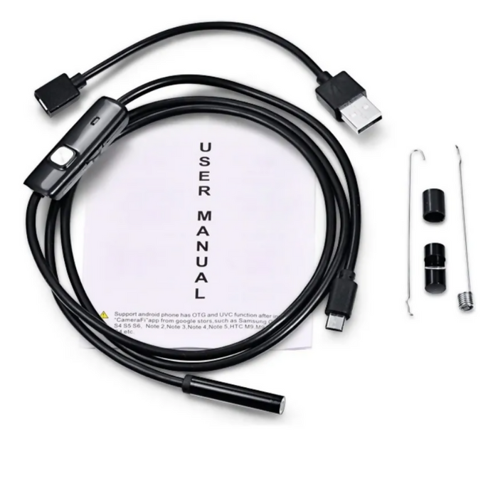 CÁMARA ENDOSCOPIO PARA CELULAR Y PC USB TIPO C 5 MTS