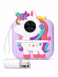 CÁMARA INFANTIL INSTANTÁNEA CON IMPRESORA UNICORNIO (LILA)