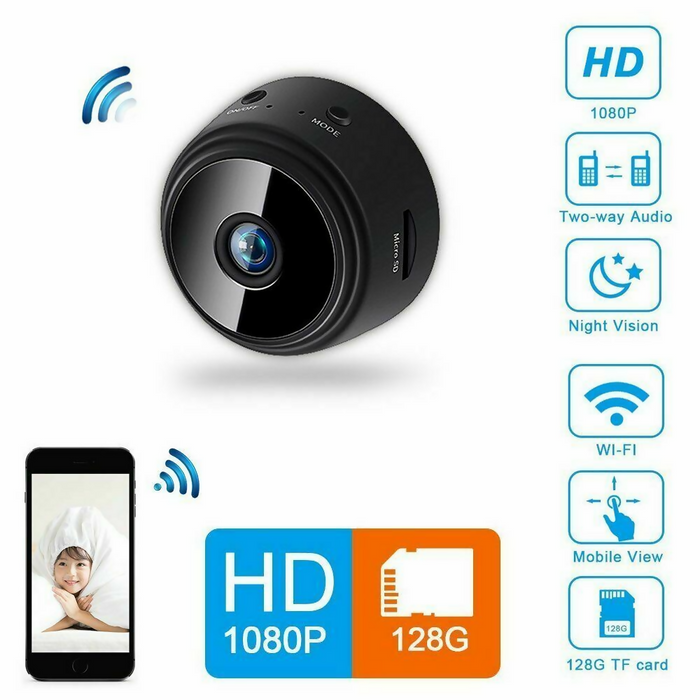 CAMARA MINI ESPÍA IP WIFI MONITOREO EN TIEMPO REAL MICRÓFONO