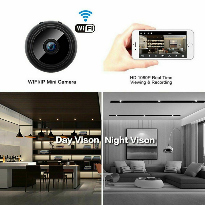 CAMARA MINI ESPÍA IP WIFI MONITOREO EN TIEMPO REAL MICRÓFONO