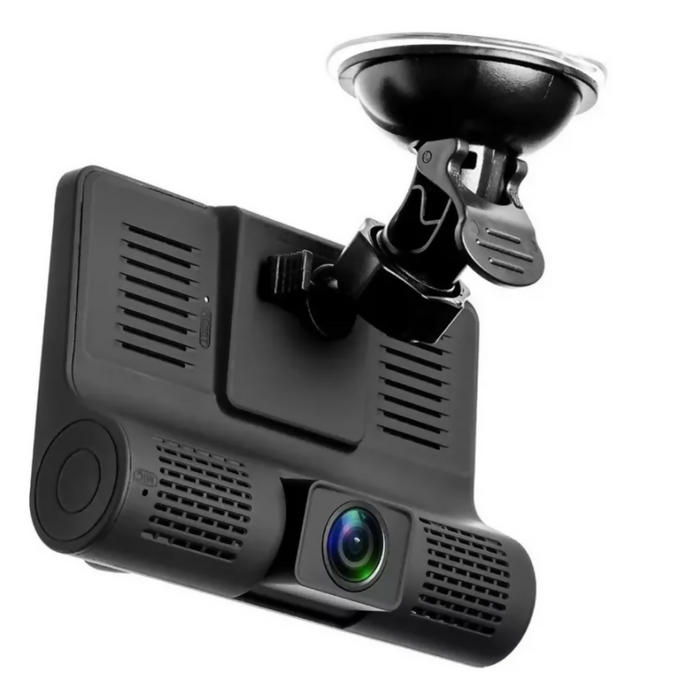 CÁMARA PARA CARRO DVR 3 LENTES 1080P FULL HD DASH CAM 3 EN 1
