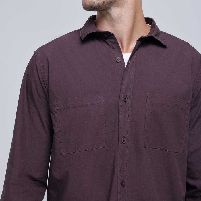 CAMISA MANGA LARGA CON BOLSILLO 60010672