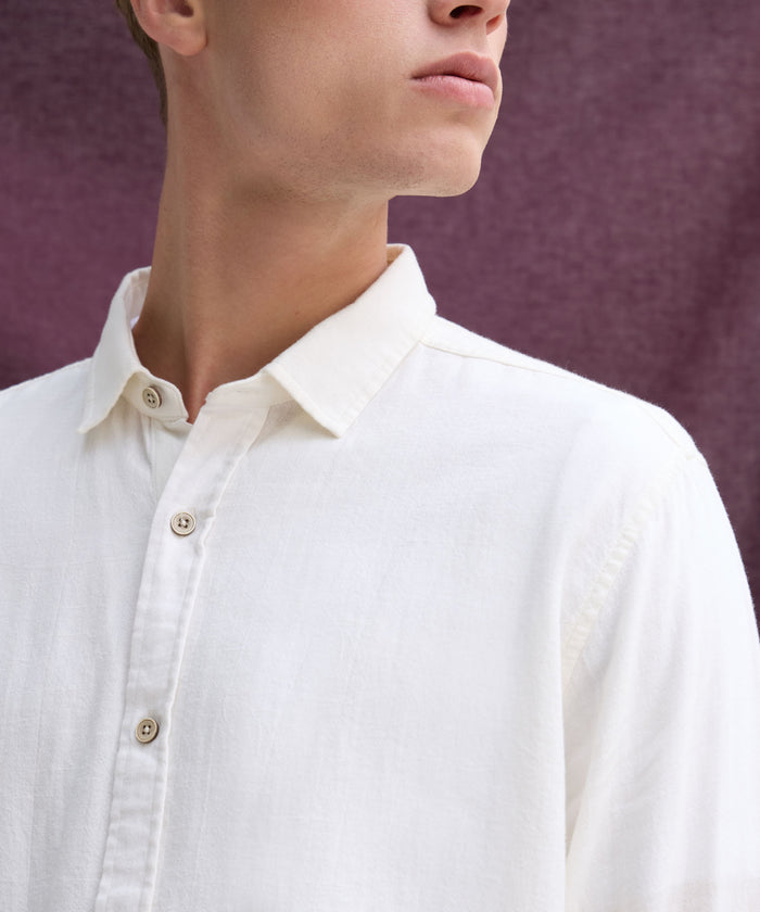 CAMISA MANGA LARGA SIN BOLSILLO 45011917