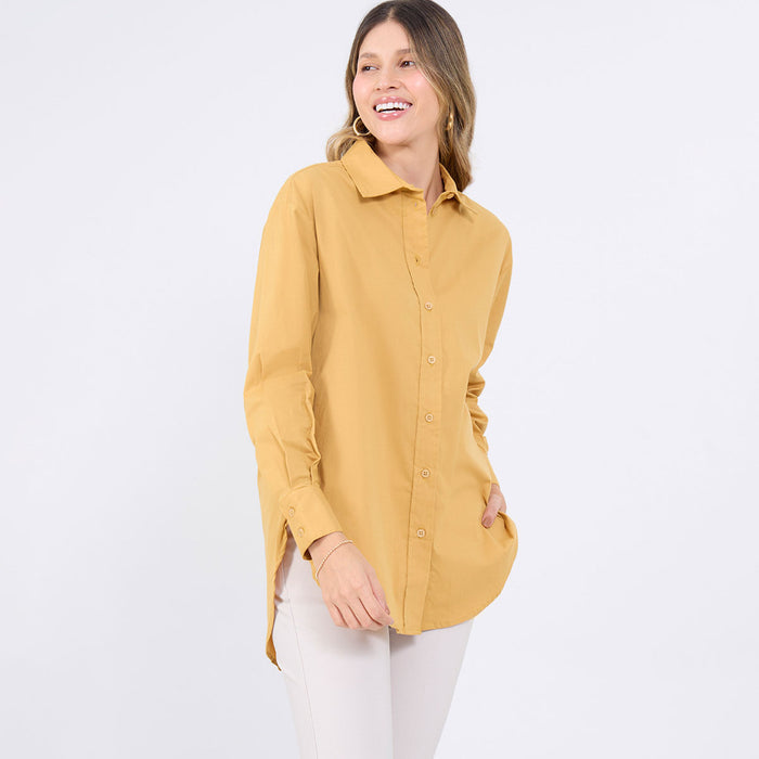 CAMISA MANGA LARGA UNICOLOR 40010159