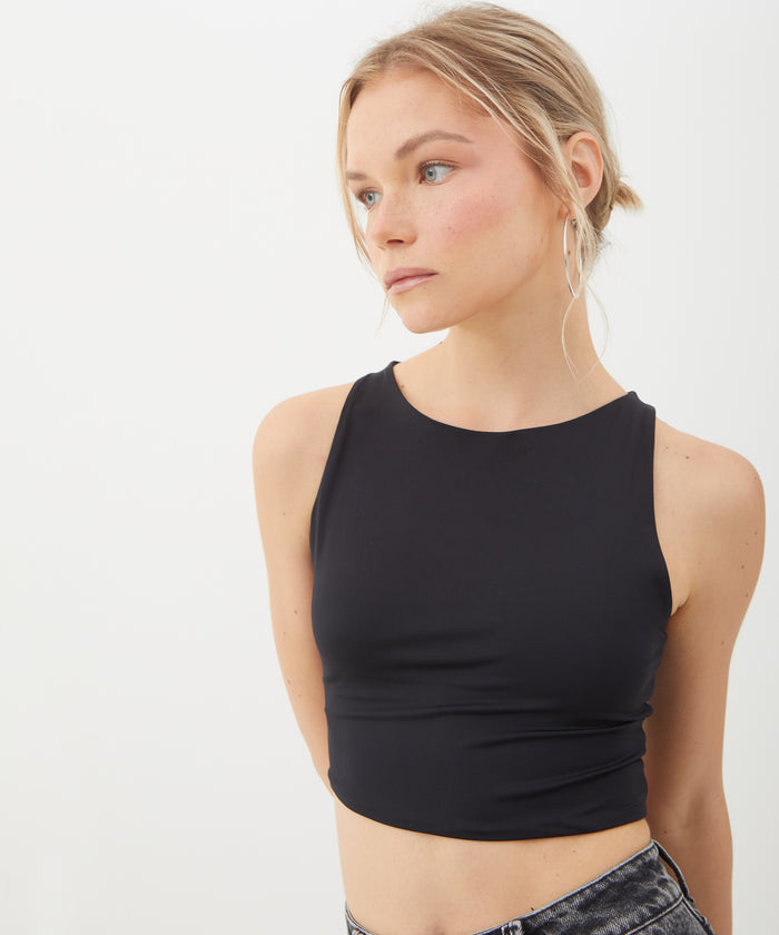 CAMISETA CROP  UNICOLOR 28094665