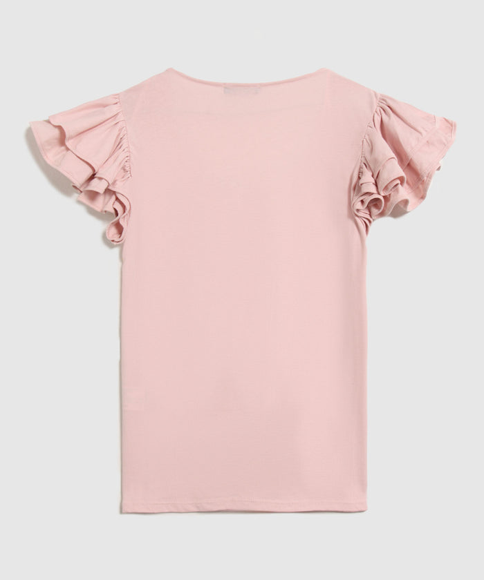 CAMISETA MANGA CORTA CUELLO REDONDO 30093680