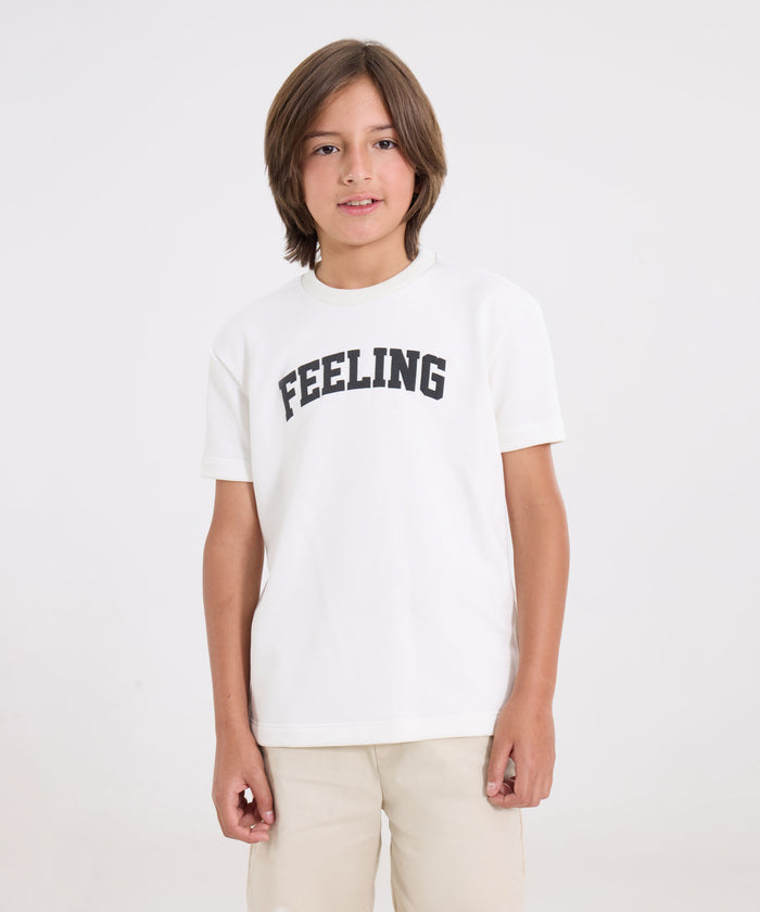 CAMISETA MANGA CORTA CUELLO REDONDO 80090315