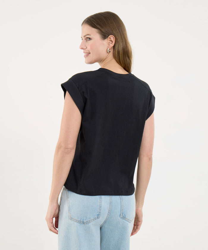 CAMISETA MANGA SISA CUELLO REDONDO 40092245