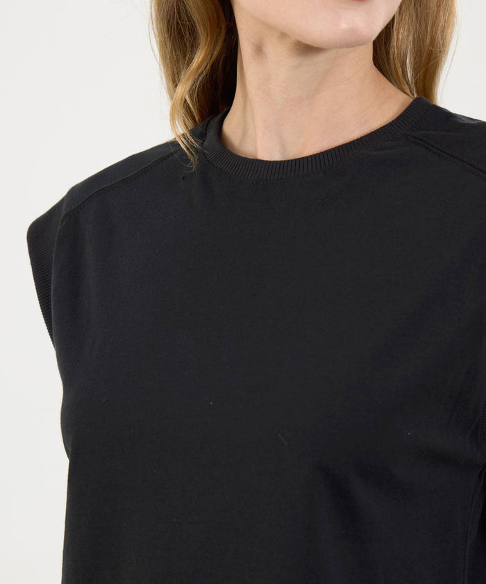CAMISETA MANGA SISA CUELLO REDONDO 40092245