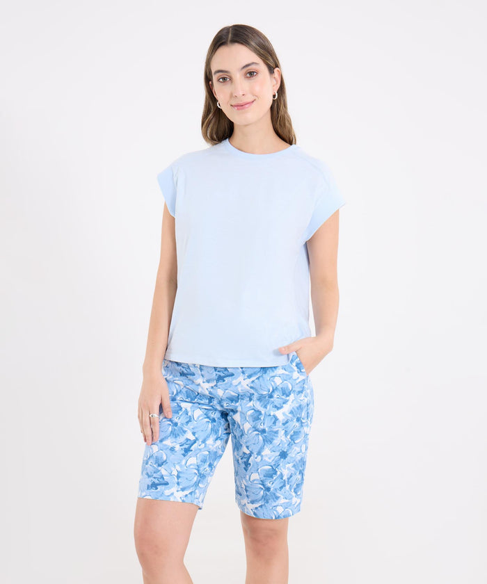 CAMISETA MANGA SISA CUELLO REDONDO 40092762