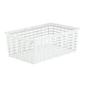 Canasta Deco L Blanco Nieve