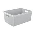 Canasta Fique 30 Litros Gris Hielo
