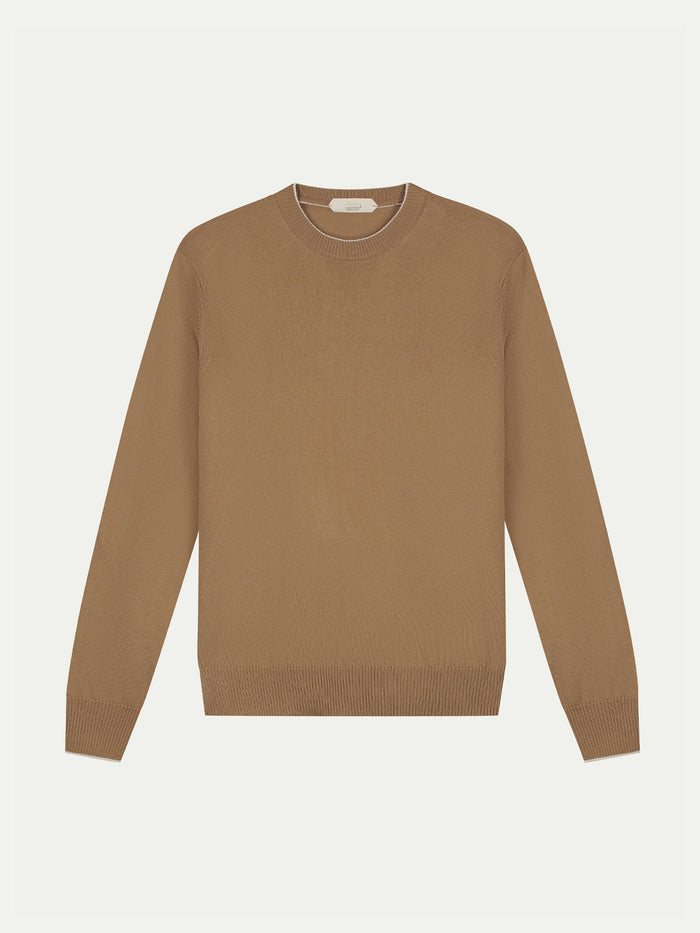 Caramel Two Tone City Crew
