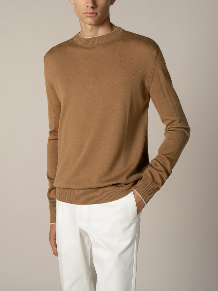 Caramel Two Tone City Crew