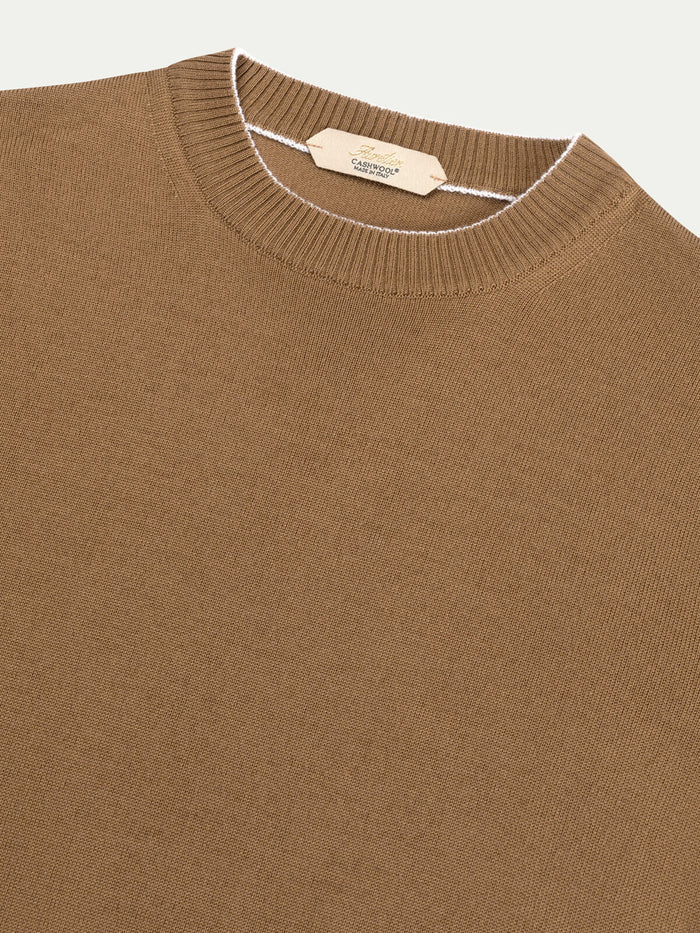 Caramel Two Tone City Crew