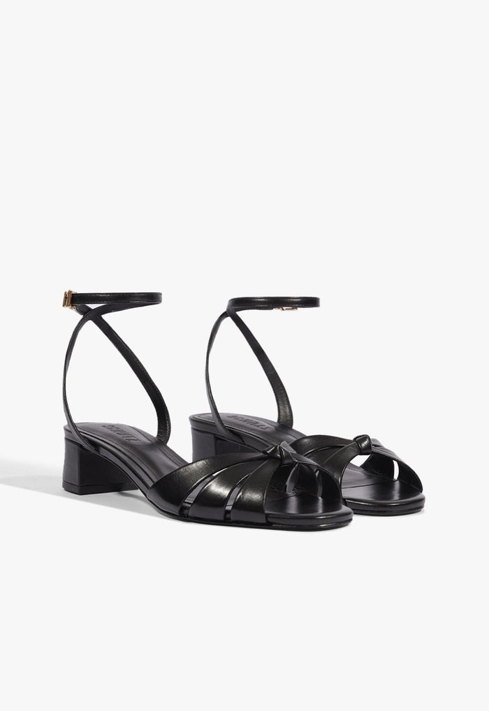 Carmen Mid Leather Sandal - Schutz Shoes