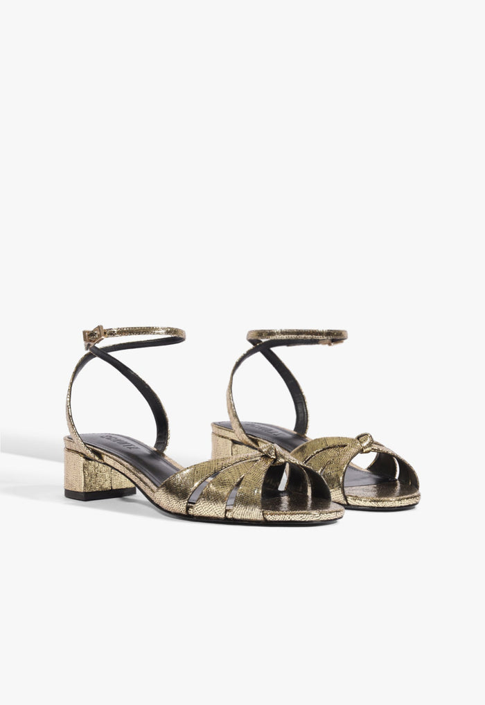 Carmen Mid Leather Sandal - Schutz Shoes