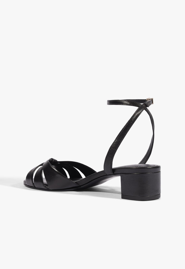 Carmen Mid Leather Sandal - Schutz Shoes