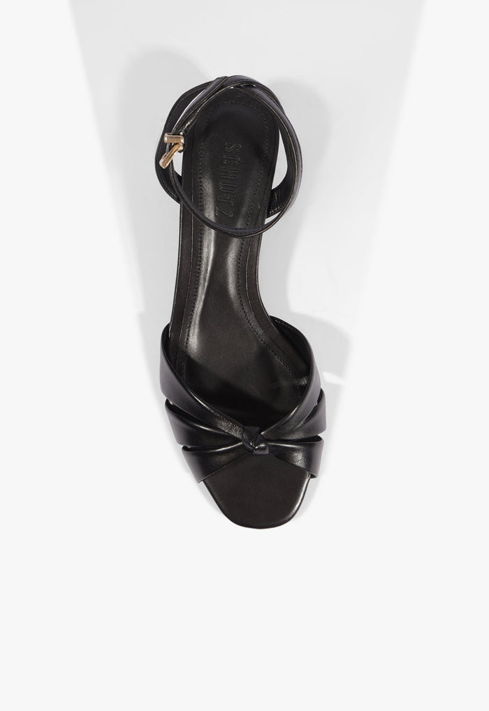 Carmen Mid Leather Sandal - Schutz Shoes