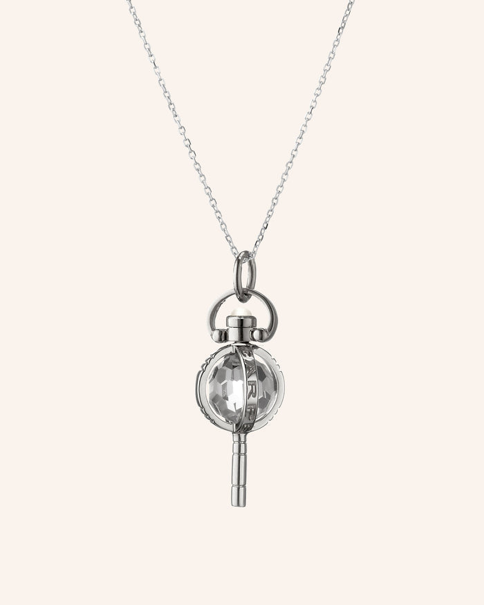 Mini "Carpe Diem" Key Charm Necklace