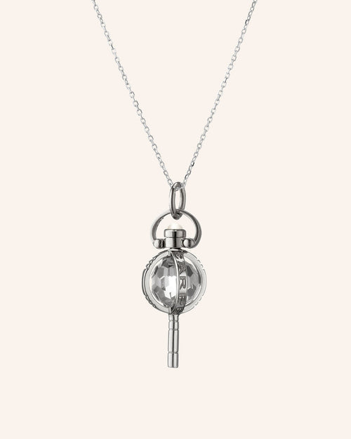 Mini "Carpe Diem" Key Charm Necklace