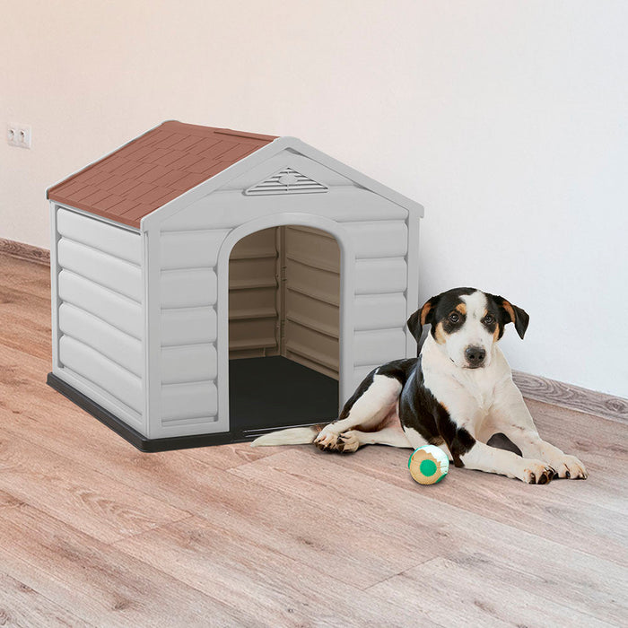 Casa para Perro Razas Pequeñas Terracota
