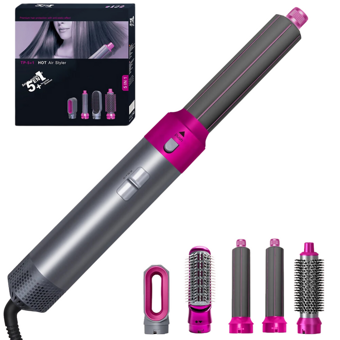 CEPILLO ALISADOR 5 EN 1 LEMAN HOT AIR STYLER