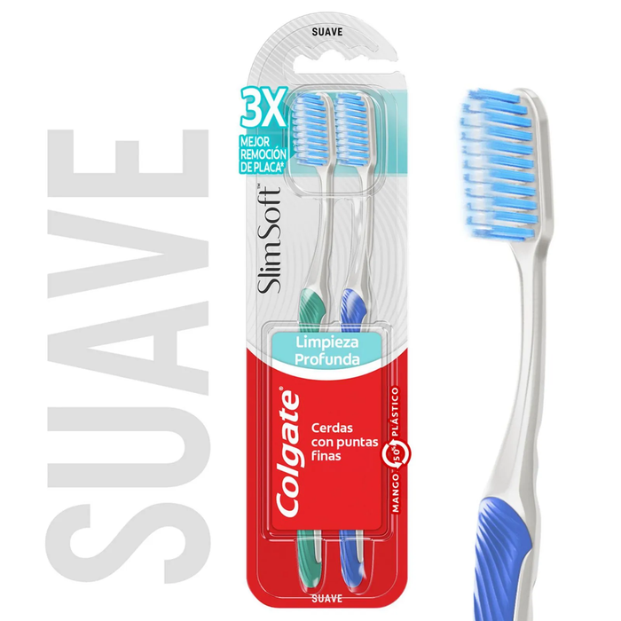 CEPILLO DENTAL COLGATE SLIM SOFT *2 24019