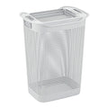 Cesta Para Ropa Linum Con Tejido Premium Gris Hielo