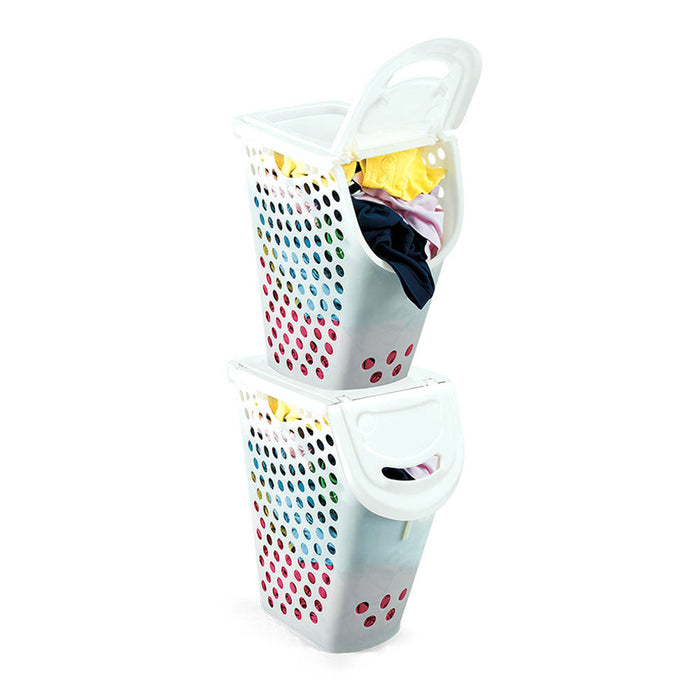 Cesta Plus para Ropa Blanco