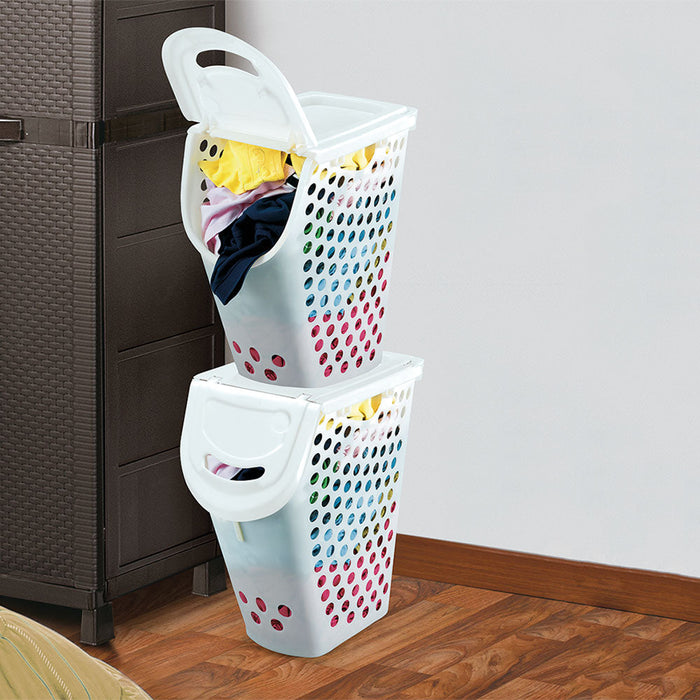 Cesta Plus para Ropa Blanco