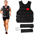 CHALECO PESAS ENTRENAMIENTO 20 KG 40 LBS ENTRENAMIENTO GYM AJUSTABLE ALTA RESISTENCIA