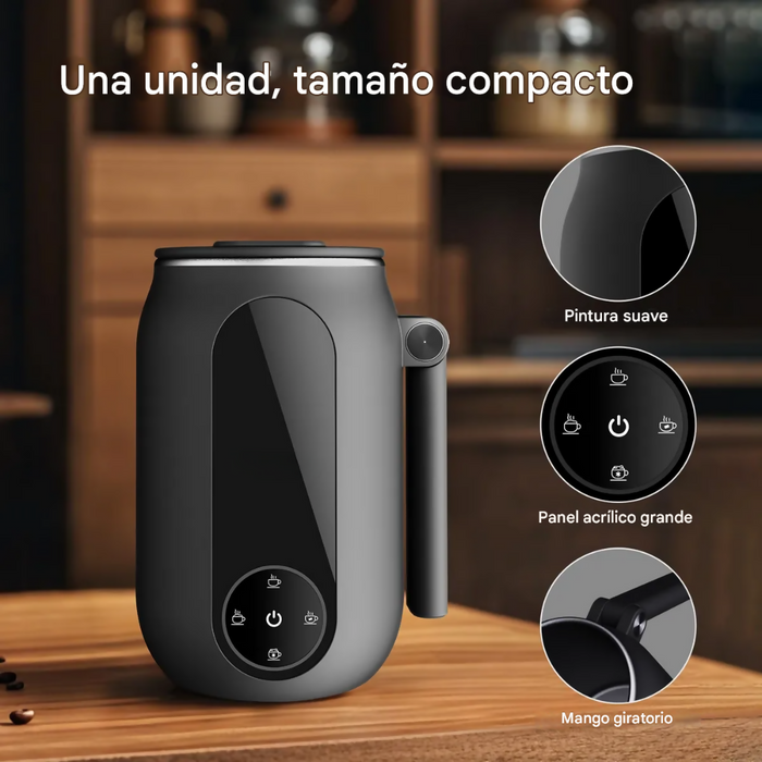 CHOCOLATERA ELÉCTRICA ESPUMADOR LECHE PANTALLA DIGITAL 250ML