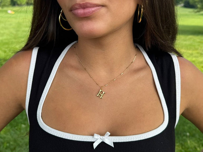 Classic Initial Pendant | LINK, design your own