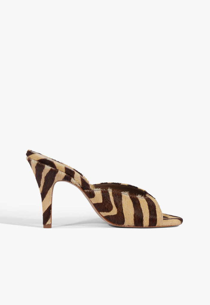 Clea Leather Sandal 5 Natural Hair Calf - Schutz Shoes