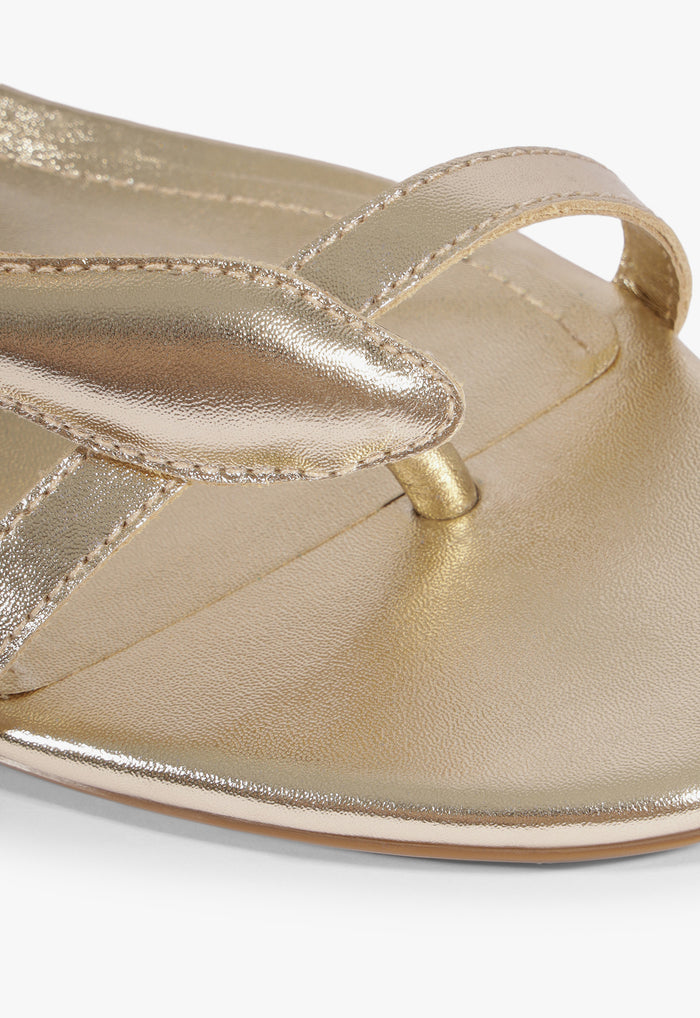 Cleo Metallic Leather Sandal - Schutz Shoes