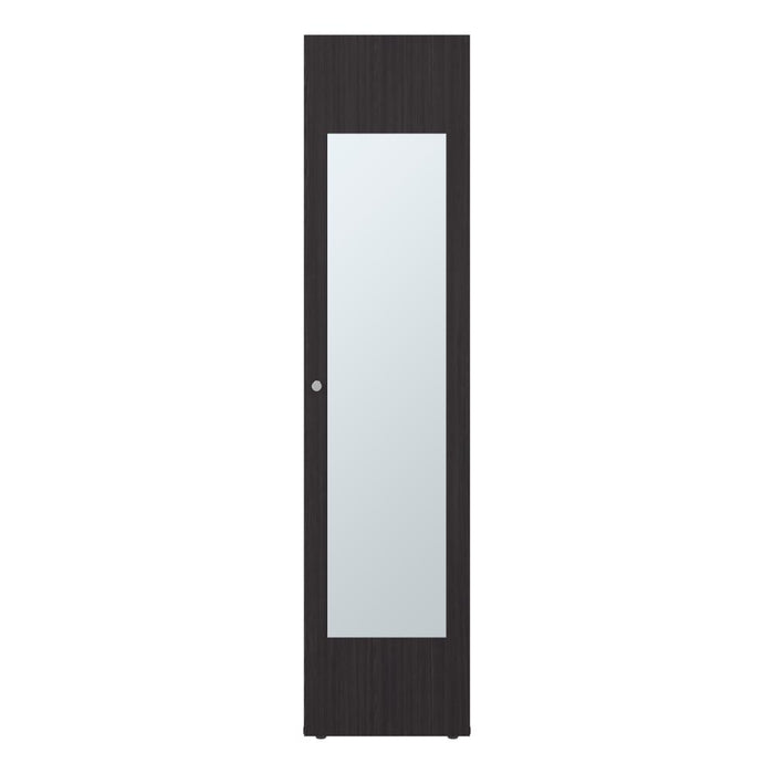 Closet Con Espejo Alma, Kronos Wengue, Una puerta abatible y entrepaños para guardar ropa ZF